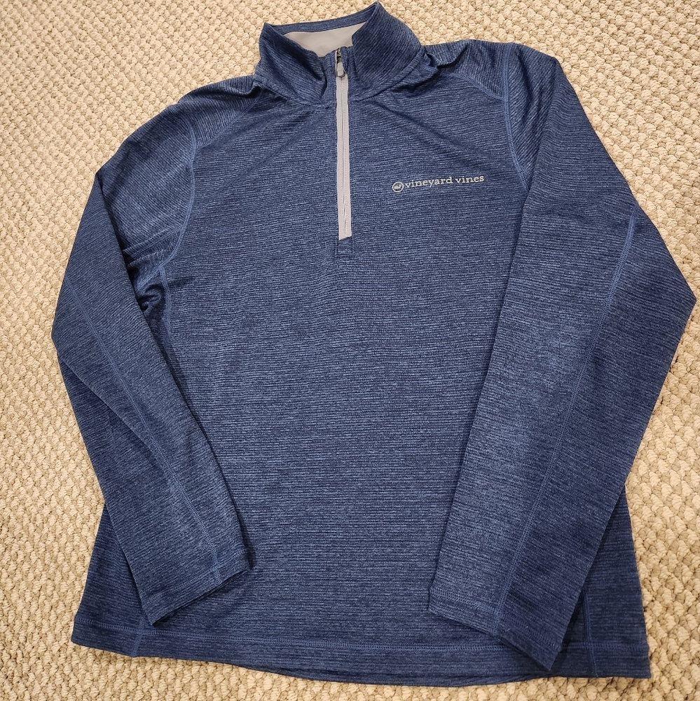 Vineyard Vines Men's navy performance pullover sz Small